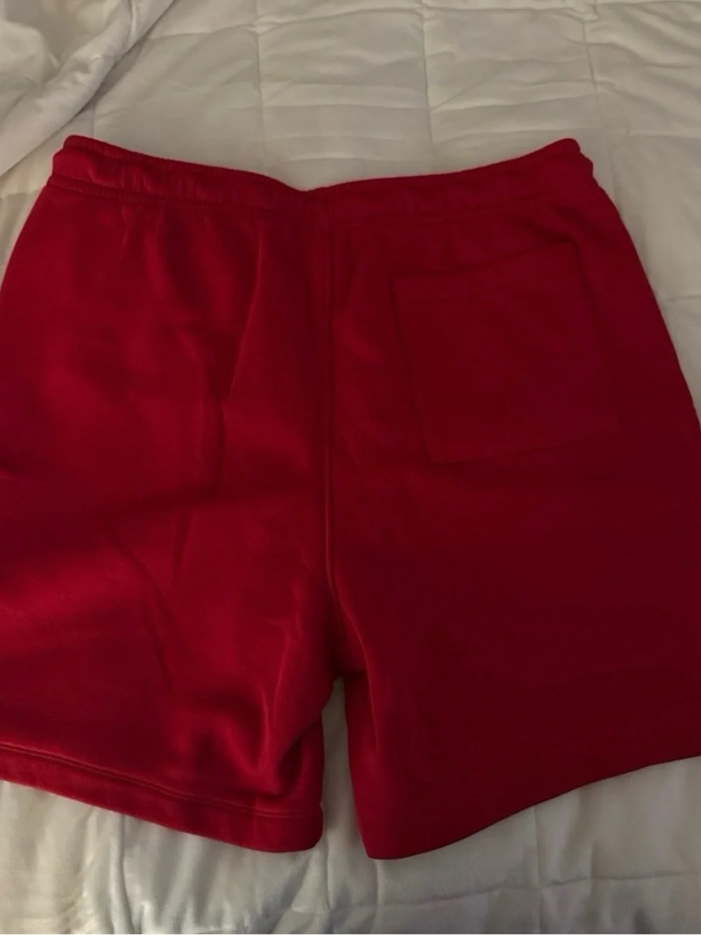 Jordan Men's Athletic Shorts in Red with White Jumpman